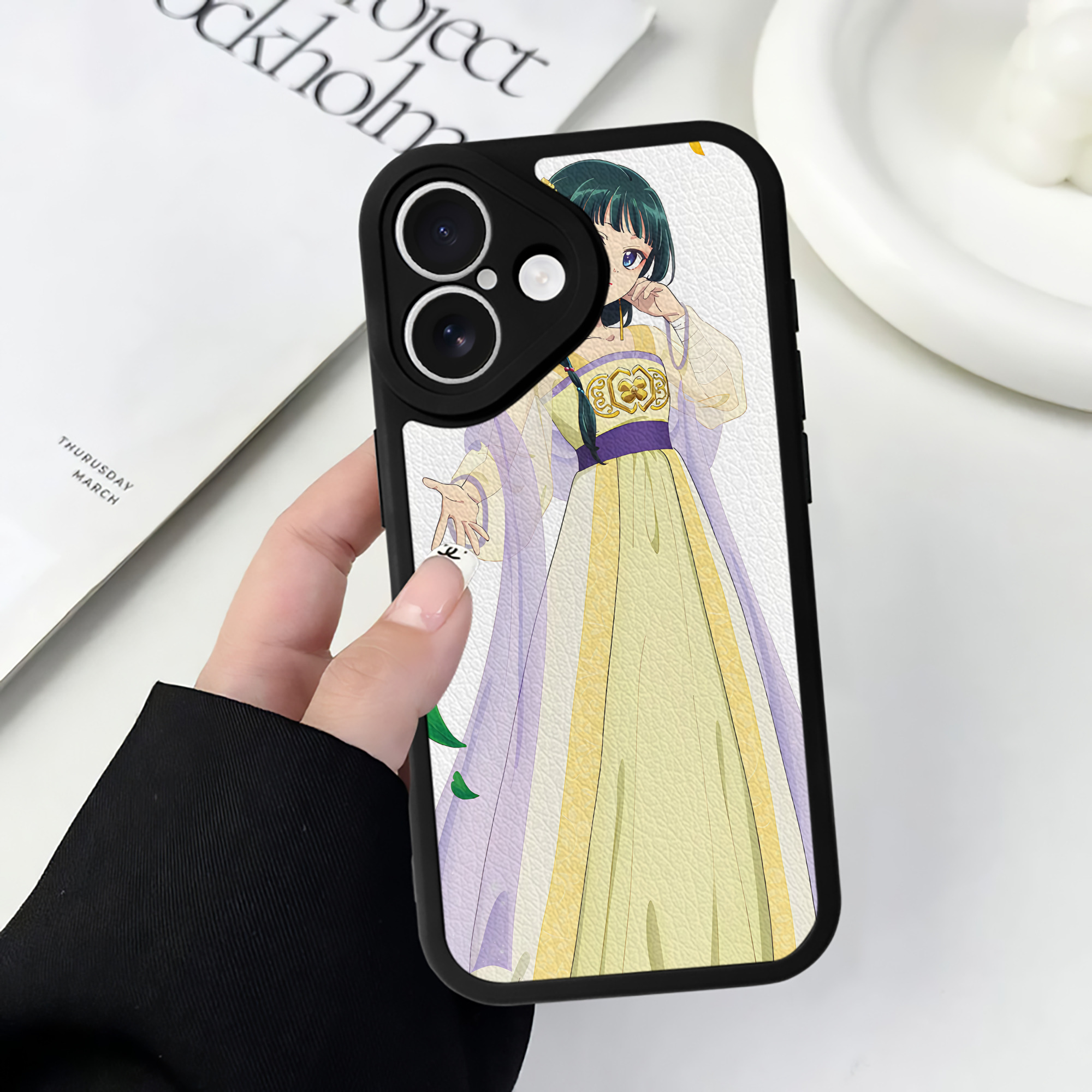薬屋のひとりごと The Apothecary Diaries 【iPhone 16シリーズ対応】シリコンスマホケース（レザー調） 材質：シリコン